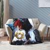Light Yagami Misa Amane Flannel Blanket Winter Death-Notes Warm Soft Throw Blanket for Children Couch Chair Bedspread Sofa Bed