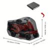 Outdoor Lawn Mower Protective Cover, Heavy-Duty Black Oxford Fabric, Suitable for Yard Tractor Storage & Lawn Mower Accessories