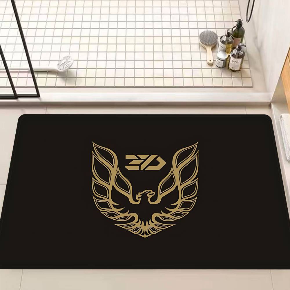 

Pontiac Firebird Trans Floor Mat Kids Room Bedroom Decoration Balcony Anti-Slip Doormat Living Room Welcome Rug 40cm x 60cm