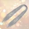 5000Pcs Dazzling Colorful Silk Decoration 47cm Christmas Icicle Tinsel Set  Curtain Decoration