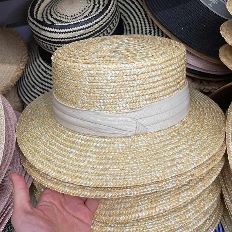Hat Summer Sun Hat Women's Sun Protection Big Brim Hat Travel Beach Straw Straw Hat Women's Fashion Versatile Sun Hat