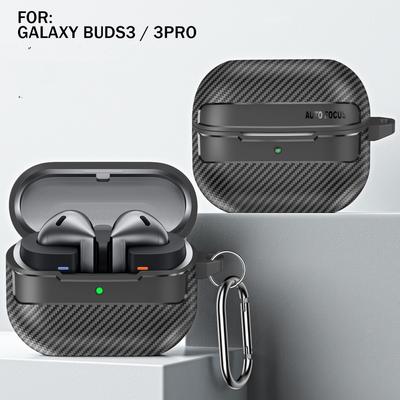 Suitable for Samsung Galaxy Buds3 Pro Carbon Fiber Textured Anti Drop Earphone Protective Case Samsung Galaxy Buds 3 Tpu Earphone Case