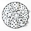 25cm Oversized Polka Dot Hair Tie Women Korean Style Mesh Scrunchie Bow Headband Accessory Ponytail Sweet Minimalist