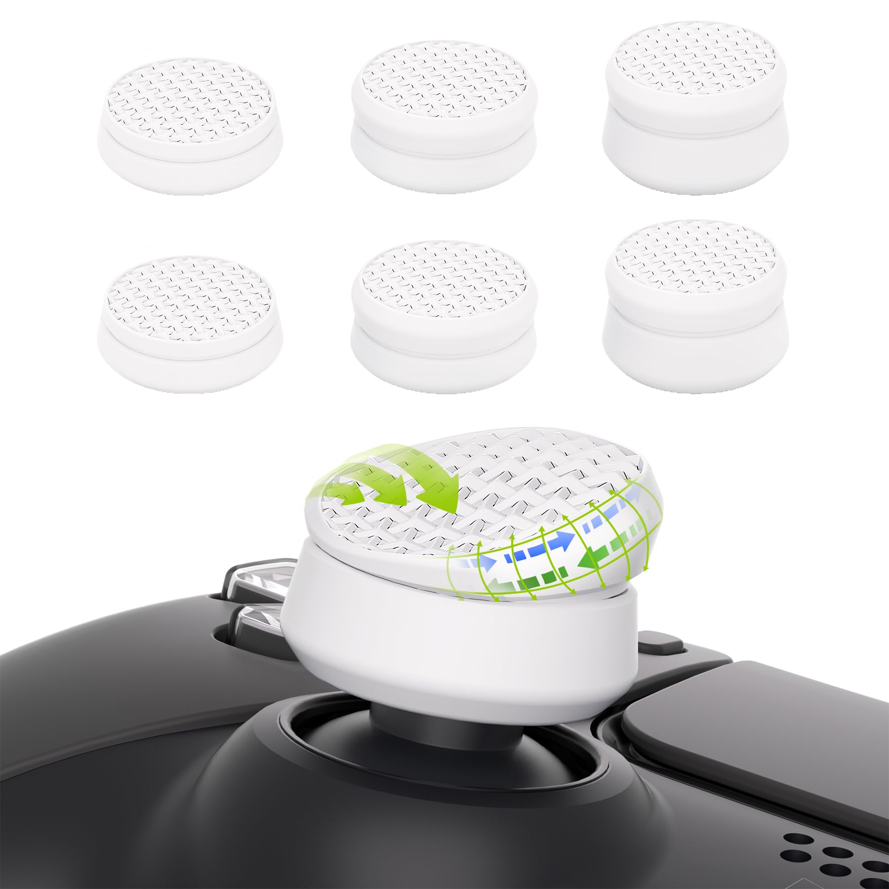 

PlayVital Thumb Cushion Cap Cover Thumb Grip для PS5 PS4 Thumbstick Grip Cover для Xbox Core Xbox One Elite Series 2 Wireless Thumb Grip Cap для