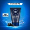 Nivea Men Deep Impact Face Wash 100g For Beard & Face | Oil Control & Pore Cleansing With Charcoal | Removes Impurities Gently