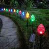 Solar Pathway Lights Automatic Lighting Decoration Garden Stake Lights For Farmhouse Indoor Yard Lawn Garden Patio Landscape
