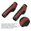 1 Pair Anti Slip Bike Handle Grip Rubber   Handlebar Grips Cover for Road Mountain Bikes