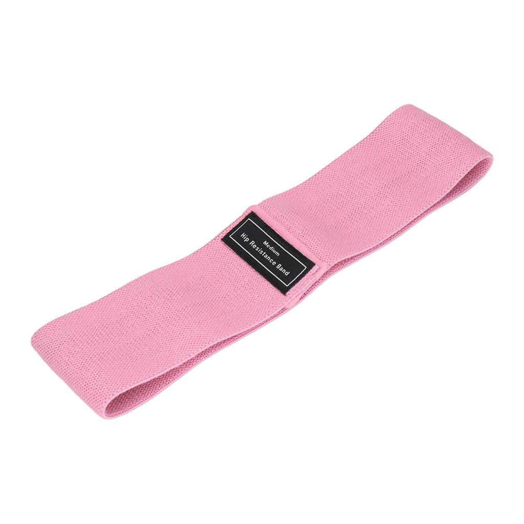 Pink Hip Resistance Bands Nonslip Inner Abrasion Resistance Lightweight Unisex Resistance Bands for