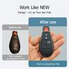 Replacement Key Fob Cover Case fit for 2008-2015 Dodge Ram 1500 2500 3500 Truck Chrysler Jeep Keyless Entry Remote Control Key Fob Shell