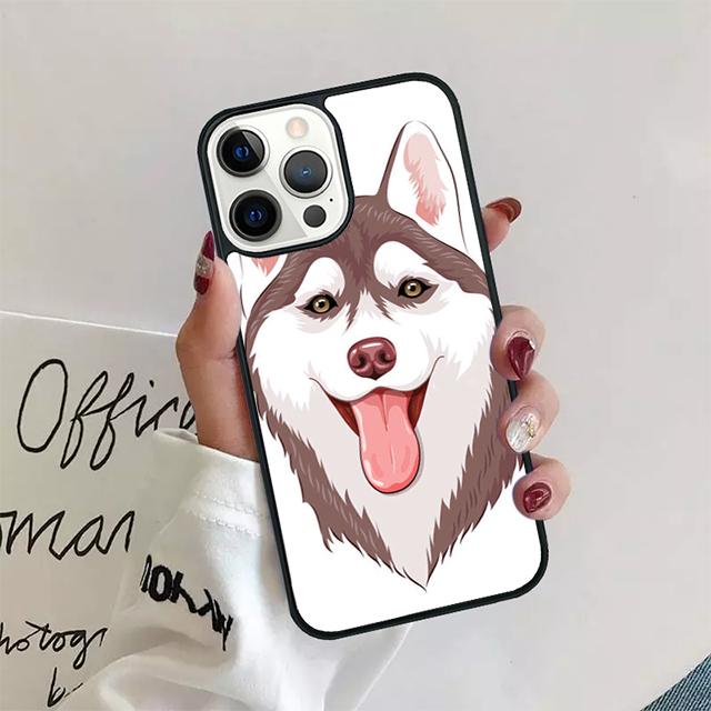 Beautiful Puppy Husky Phone Case Cover For iPhone 17 Air 15 16 14 13 12 Pro Max 11 Pro Max Plus Coque Shell