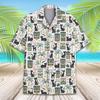 Vintage Tiki 3D Printed Hawaiian Shirt For Men Clothing Summer Trendy Graphic Blouses Casual Y2k Beach Shirts vacation shirt