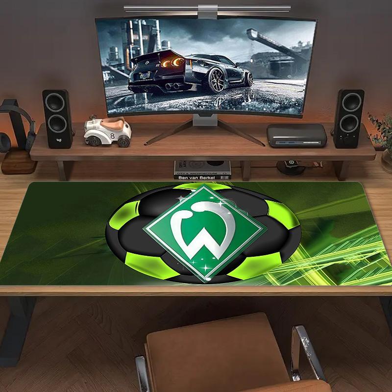 Werder Bremen Print Cushion Non-slip Laptop Tablet Big Mousepad XXL Mat Mini PC Playmat With Lock edge