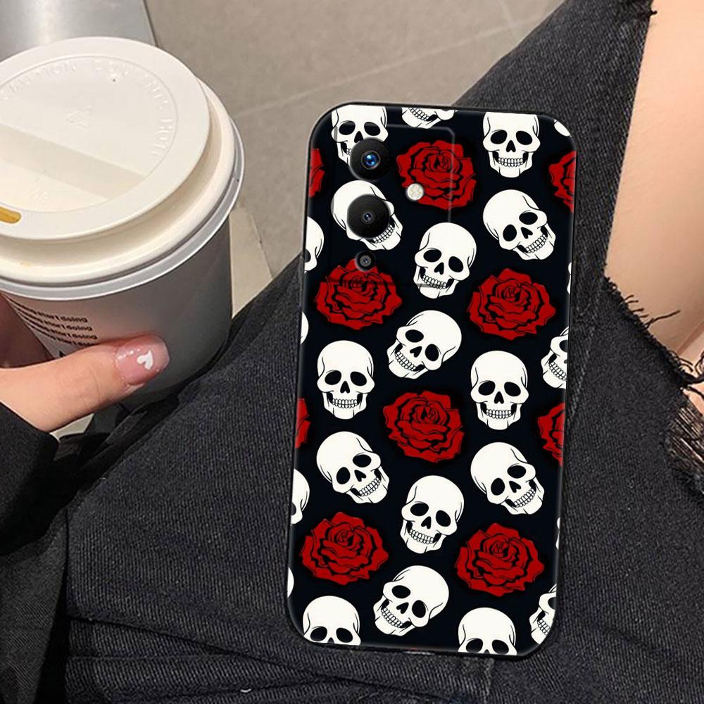 

Skull Flower Art Mexico Phone Case For Infinix TECNO POP SPARK SMART 6 7 8 9 CAMON 40 30 30S 15 16 17 20 20C Pro Case Cover Capa TECNOPOP5LTE