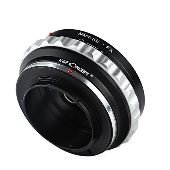 Nikon AI G Lens To Fuji X FX Mount Adapter with Lens Cloth K&F Ng-fx (KFFX)