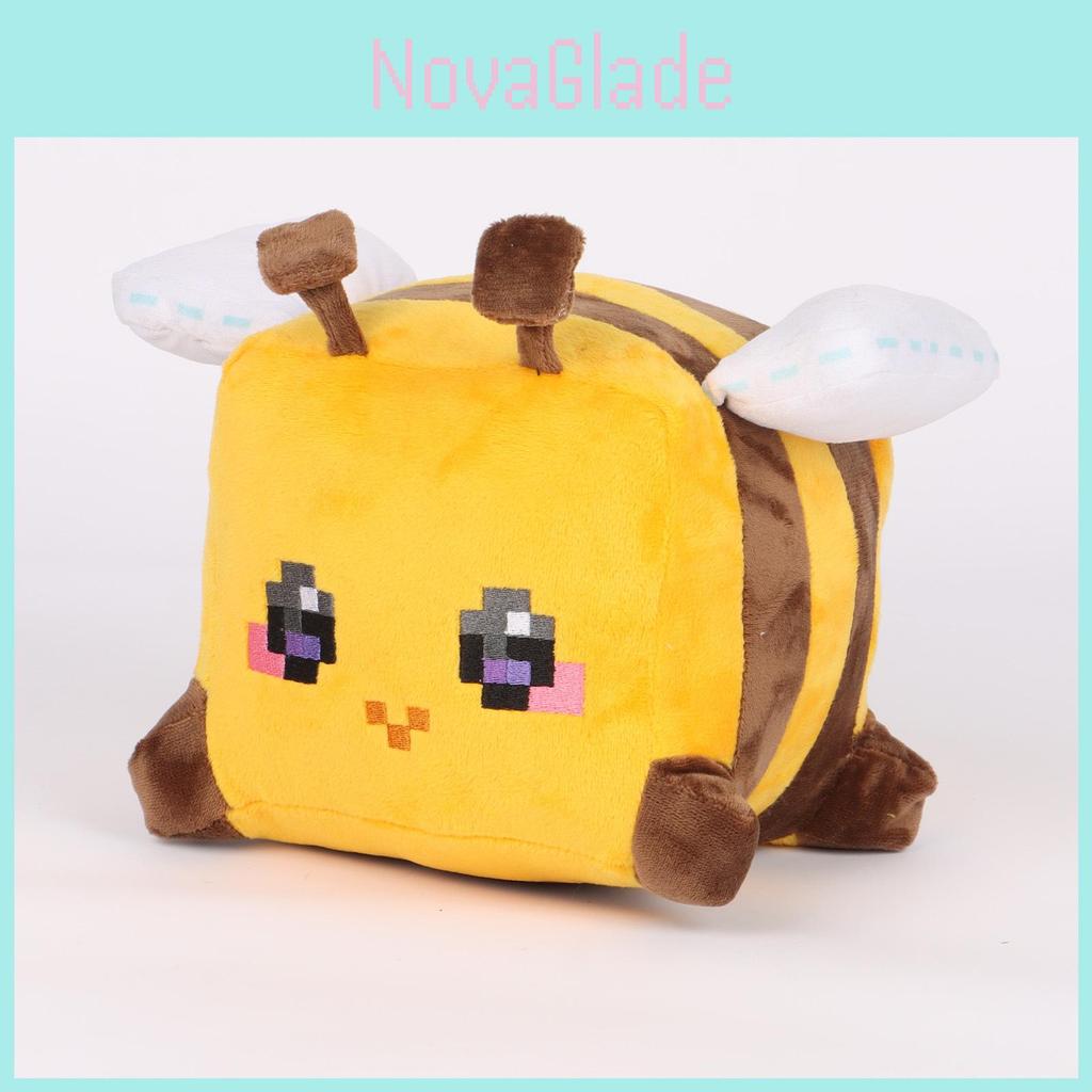Hytale Bee Plush Toy With Short Pile Fabric For Kids And Collection