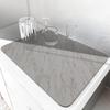 New Customizable Non-Slip Absorbent Kitchen Drying Mat for Cups, Plates, and Bowls