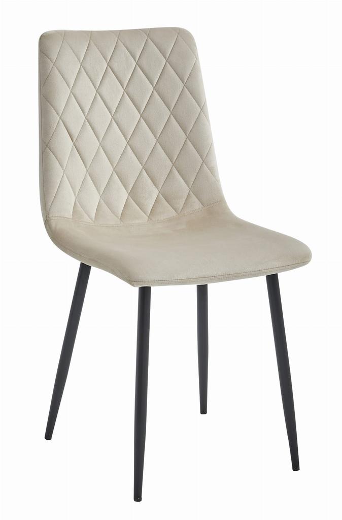 Turin Chair - Beige Velvet X 3