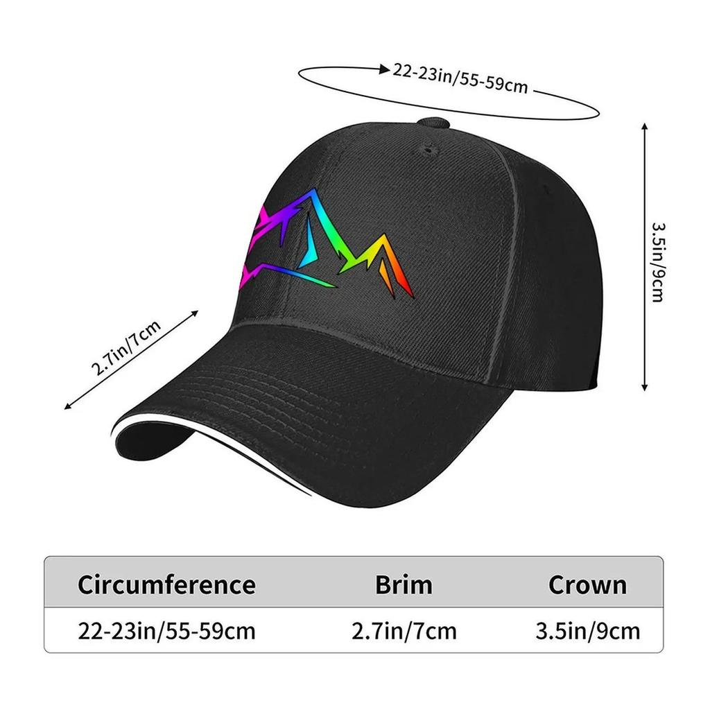 Rainbow Mountains Baseball Cap party Hat Beach Luxury man cap Trucker Hat Men Luxury Brand Womens