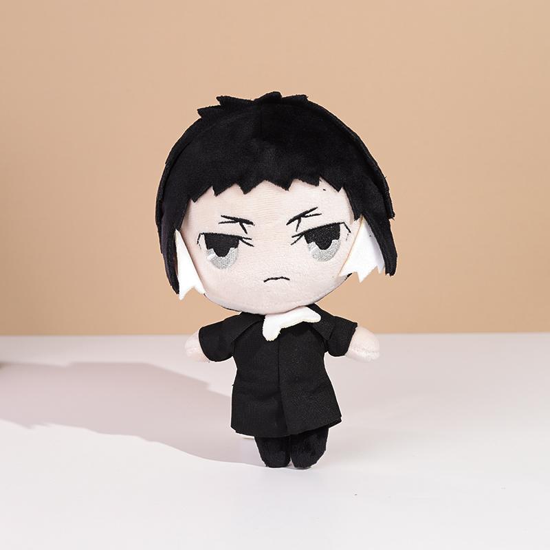 20cm Bungou Stray Dogs Plush Doll Dazai Osamu Nakahara Chuya Edogawa Rampo Gogol Dostoevsk Anime Cosplay Toy Pillow Kids Gift