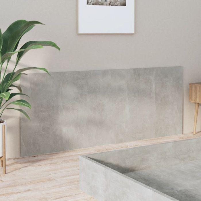 VidaXL Headboard Concrete Grey 200x1.5x80 Cm Engineered Wood 811047