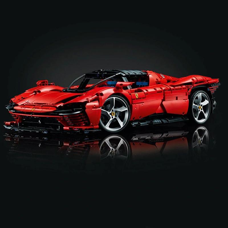 

3778 шт., технический Ferraried Daytona SP3 42143, модель суперкара, строительные блоки, кирпичи, игрушки для мальчиков и девочек, подарок на день рождения