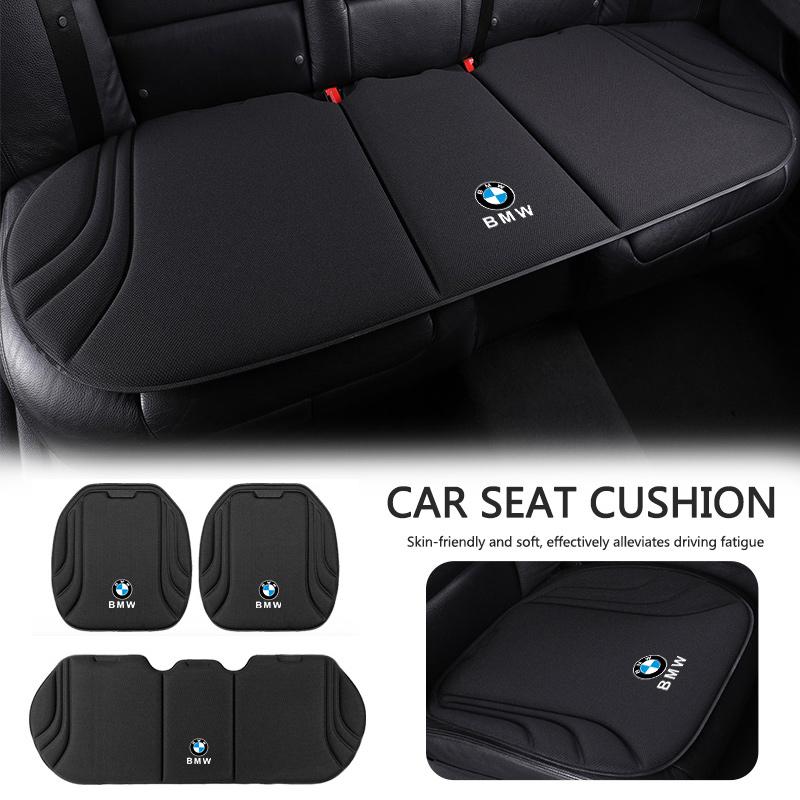 DSJW3 Car Rear Seat Cover Anti-Slip Breathable Protection Cushion Sticker For BMW X5 X6 F30 F34 F10 F20 G20 G30 F15 F16 1 3 5 7 Series