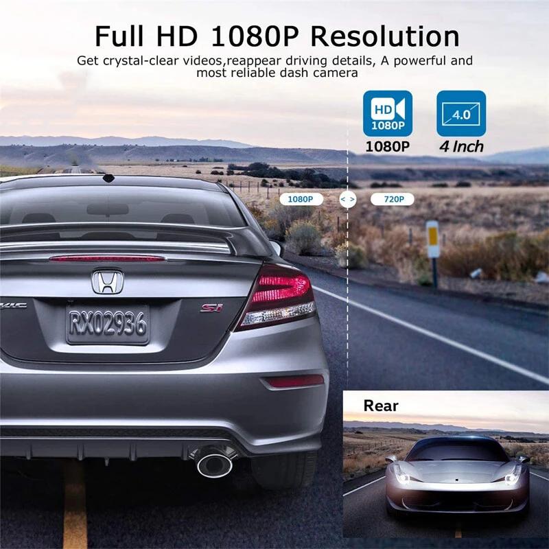 Dash Cam Car DVR Vehicle Car Camera Full HD 1080P Car Video Recorder Black Box Auto Dashcam Car Accessories Rear View Camera