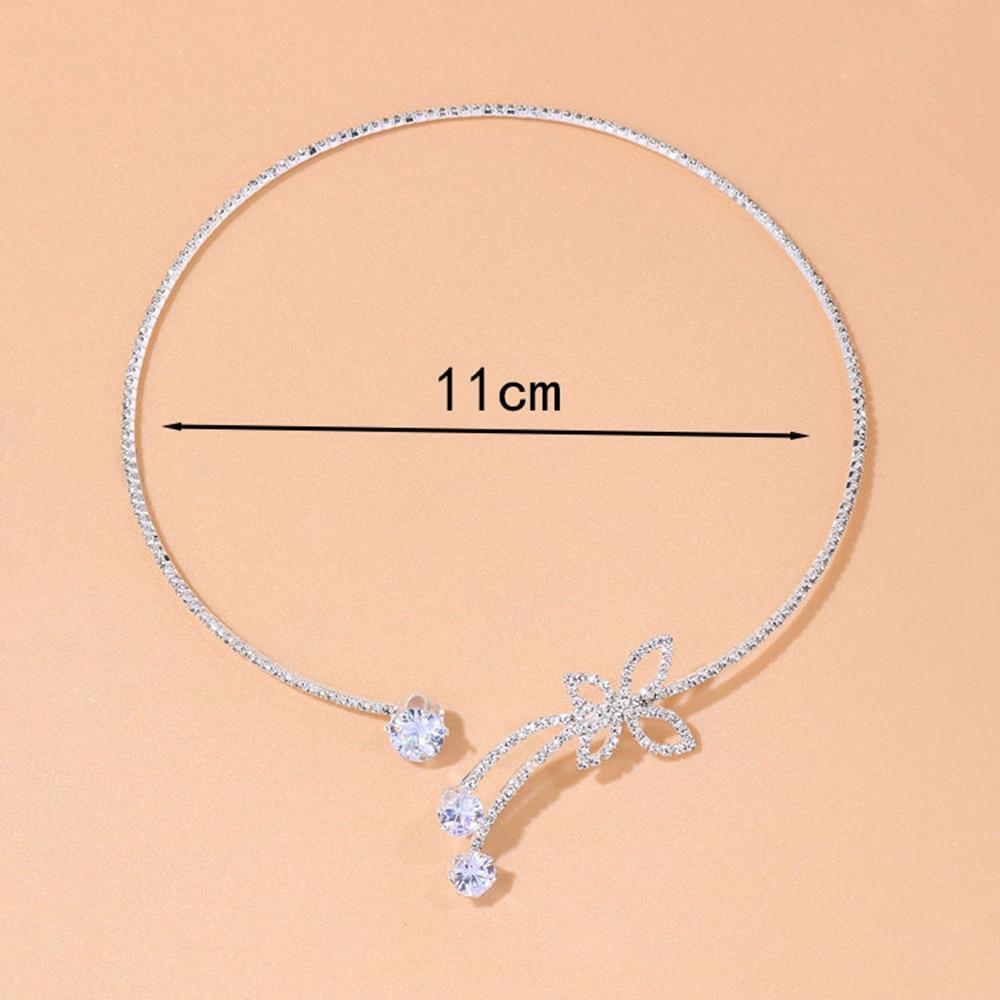 Delicate Adjustable Open Butterfly Collar Jewelry Women Round Necklace Accessories