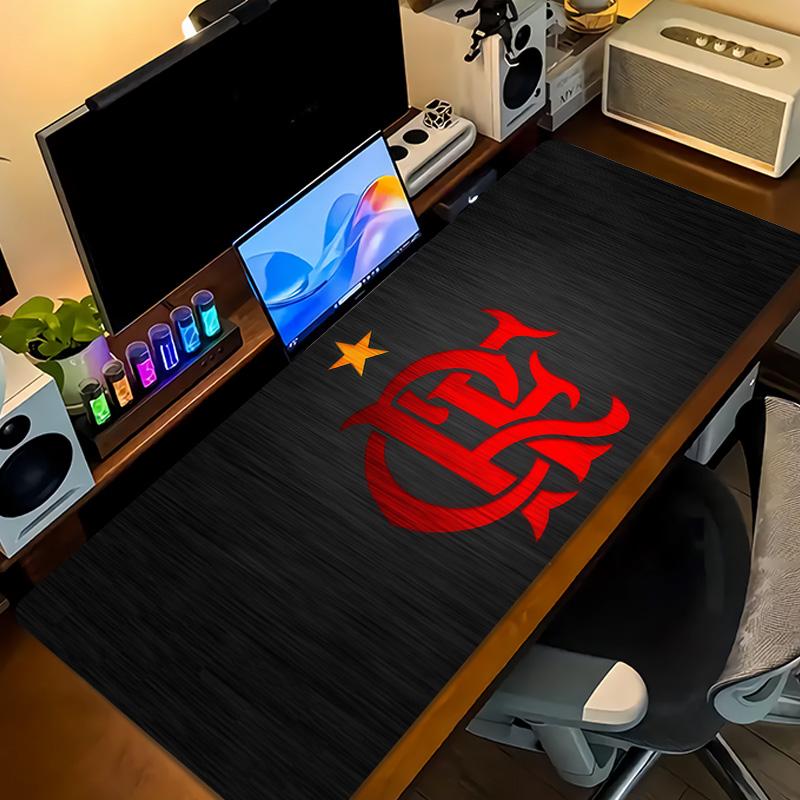 Flamengo Print  Cushion Non-slip Laptop Tablet Big Mousepad XXL Mat Mini PC Playmat With Lock edge