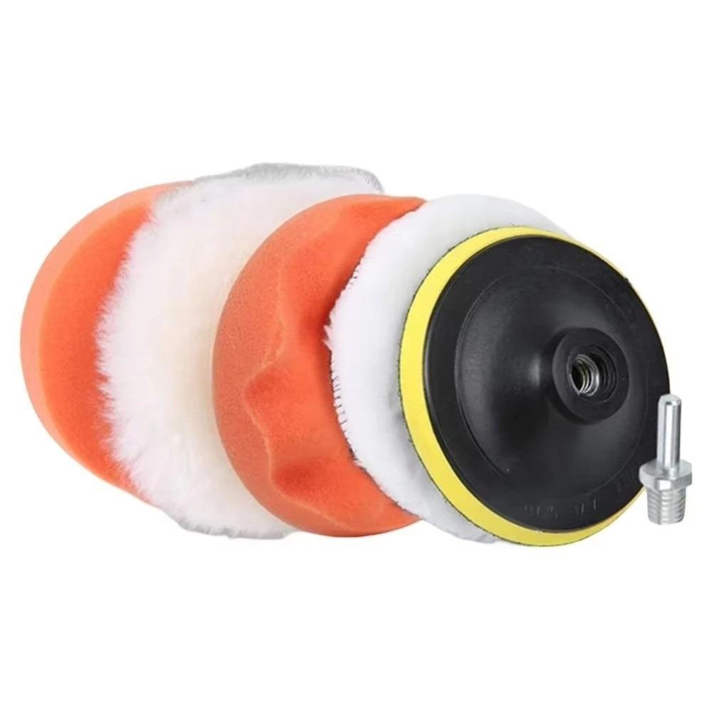 6pcs/set Universal Car Polishing Pad Kit 3/4/5/6/7 Inch Car Repair Tools Auto Detailing Waxing
