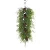 Pine Cone Garland Set of 3 for Wall Ceiling Holiday Decor For Indoor Outdoor Rustic Style Artificial Green Plants
