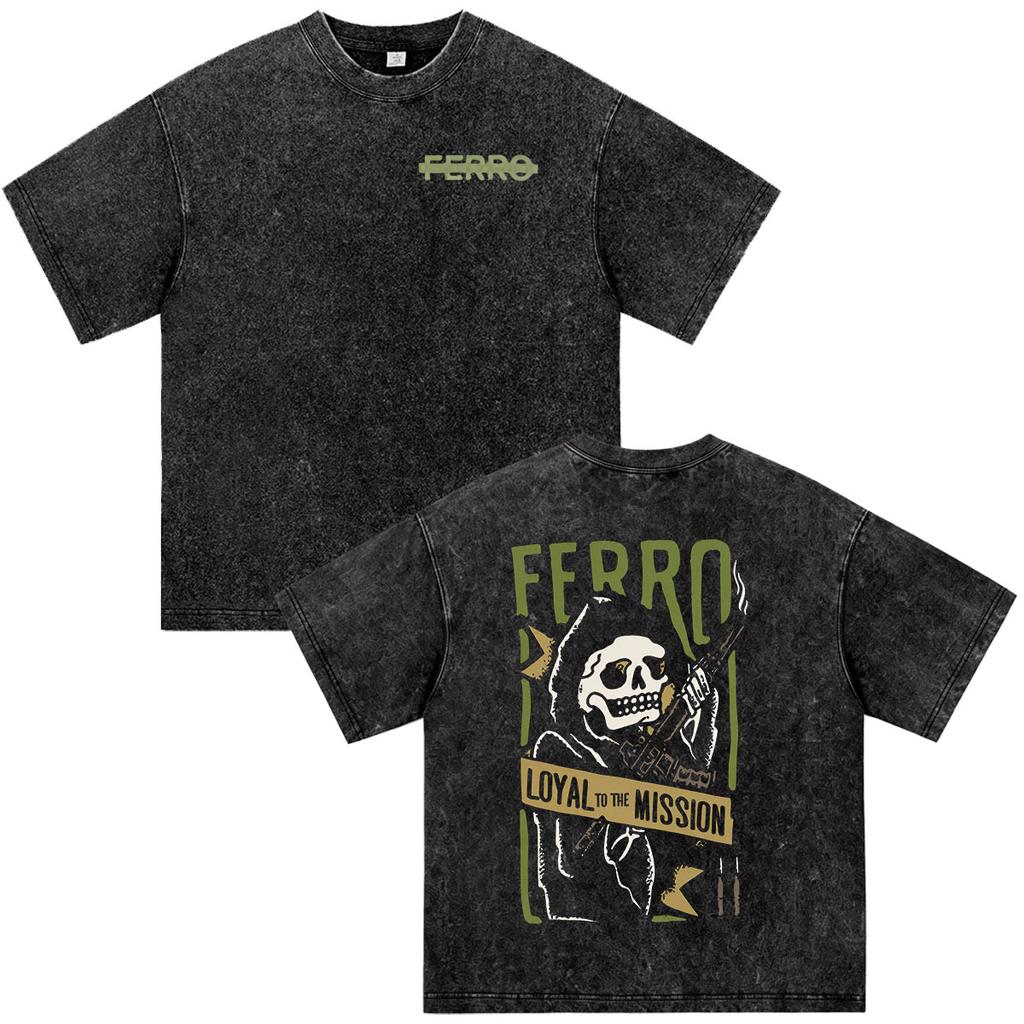 Forward Observations Group Medium Guns Pin Up Vintage Washed Tshirts Unisexs Unisex Fashion Gothic Short Sleeve T Shirt Streetwear