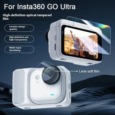 Ultra-HD Lens Films Tempered Glass Protective Films for Insta360 GO Ultra Action Camera Accessories