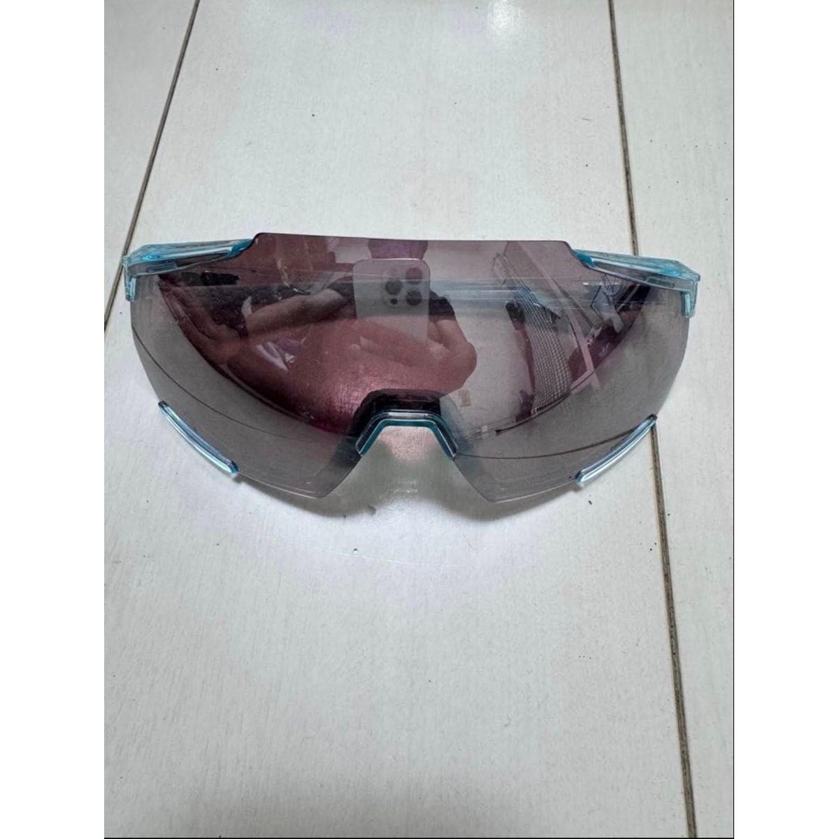 Used 100% RACETRAP 3.0 Sunglasses with box case
