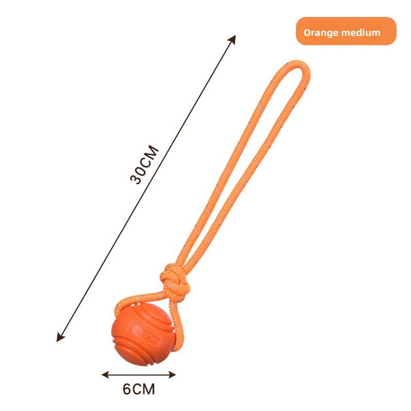 Pet Toy Balls, Rope Balls, Dog Interactive Toys, Reflective Rope Training, Dog Bite Force, Teeth Grinding, and Bite Resistance