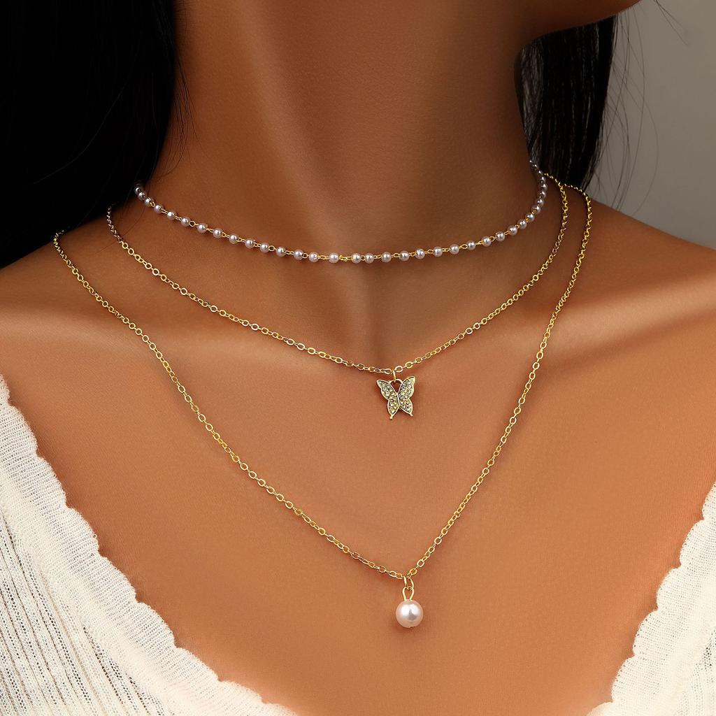 iF ME Cross Pendant Necklace for Women Charms Fashion Bohemia Gold Color Clavicle Chain Female Vintage Jewelry Trendy Gifts