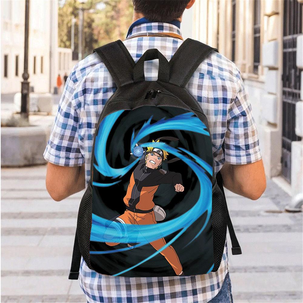 3Pcs Set NARUTO Kids School Backpack With Lunch Bag&Pencil Case,Lightweight&Durable,Cartoon School Bags For Ages 6-11 Boys&Girls