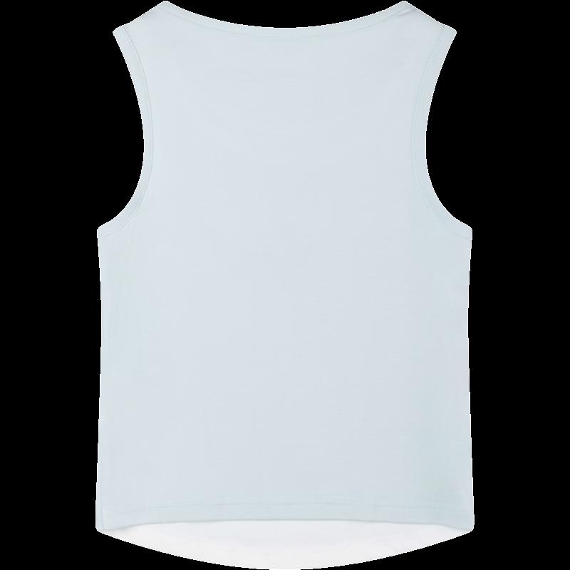 Mucmukn Girls' Cooling Lyocell Faux Two-Piece Vest