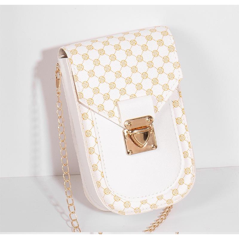 Dot Flower Material Mobile Phone Bag Mobile Phone Bag Women's Bag Fashionable Versatile Chain Crossbody Bag