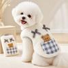 Warm Fleece Cat Vest Plush Fabric Pet Vest New Dog Clothes Jacket  for Autumn and Winter Wear