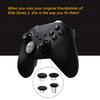 EASEGMER 6-in-1 Swap Thumbstick Replacement Magnetic Joystick for Xbox One Elite Series 2 Controller (Black)