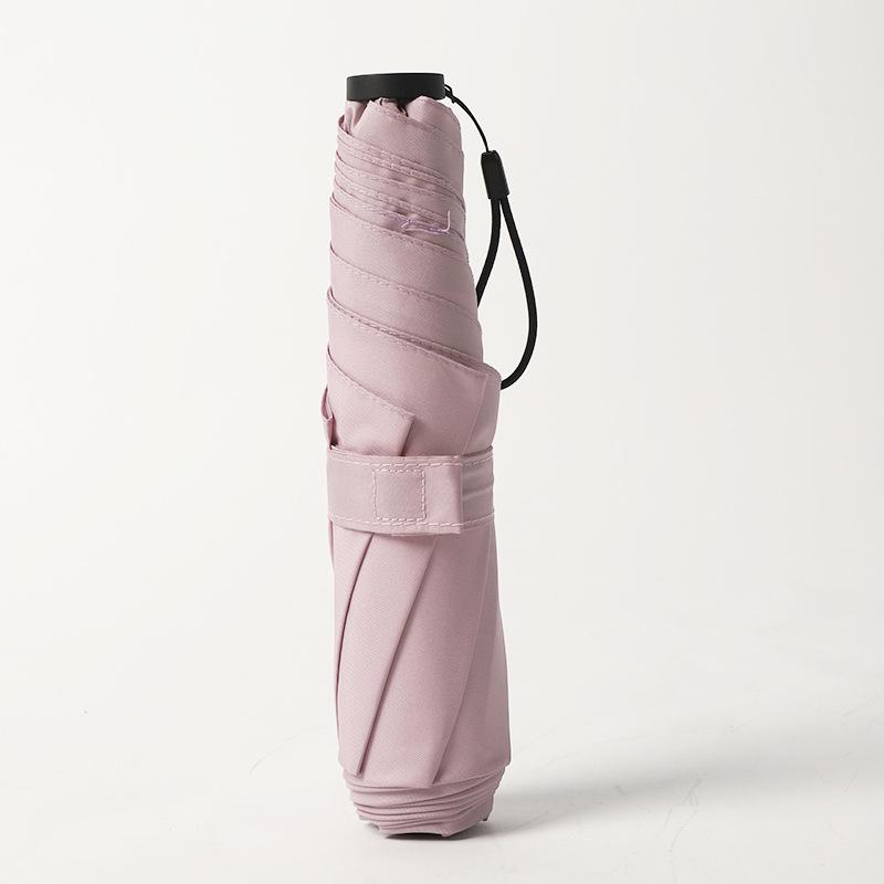 Slunečník Anti-UV Light Skládací Přenosná ochrana proti slunci a ultrafialová ochrana 6 žeber Deštník Ženy Muži Slunečník Paraguas