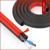 1/2/3/5meter Soft PVC Wire Cover Self-Adhesive Cable Management Protector Cord Hider  Wall Mounting