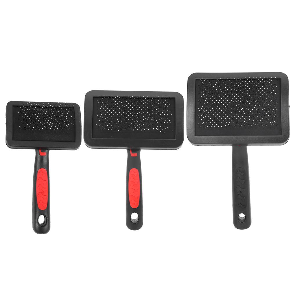 3-teiliges tragbares Katzen- und Hundepflegebürsten-Set für Haustiere, Katzenpflege, Massagekamm, Zubehör