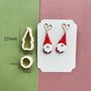 5Pcs Christmas Themed Clay Earring Maker Tool for Clay Earrings, Christmas Themed Clay Earring Molds Clay Cutter