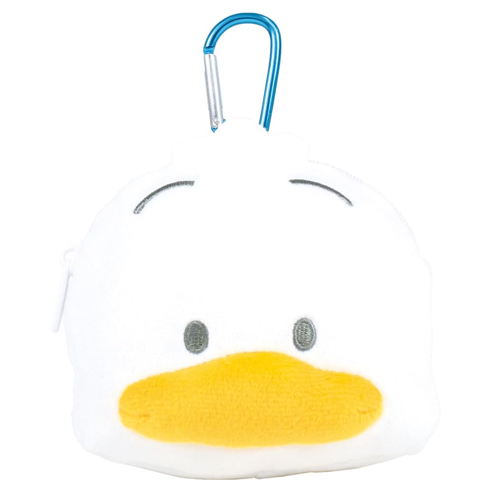 

Tees Factory Sanrio Characters Plush Zipper Mascot with Carabiner, Pekkle the Duck, Approx. H103 x W116 x D50mm (excluding ears), SR-5546677AP