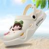 2025 Summer Fashion Women's Shoes Hole Shoes Wear Non-slip Bag Head Cartoon EVA Beach Sandals Soft-soled Slippers