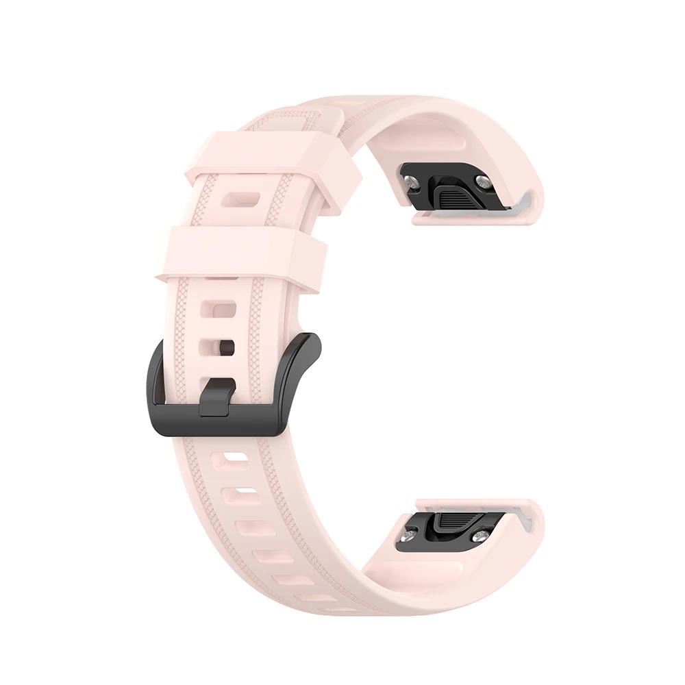 Fenix 7S /Fenix 5S Plus Uhrenarmband 20mm instinct 2S Quick Fit Silikon-Uhrenarmband-Riemen für Garmin Fenix 6S Pro Armbänder Rosa