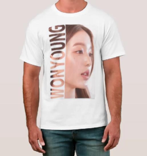 [USED] IVE Jang Wonyoung T-shirt (size L)