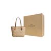 Coach City 23 Gold Logo Classic Monogram Tote Bag Women tote bags Light-Khaki Light-Saddle CN733-IMNLJ